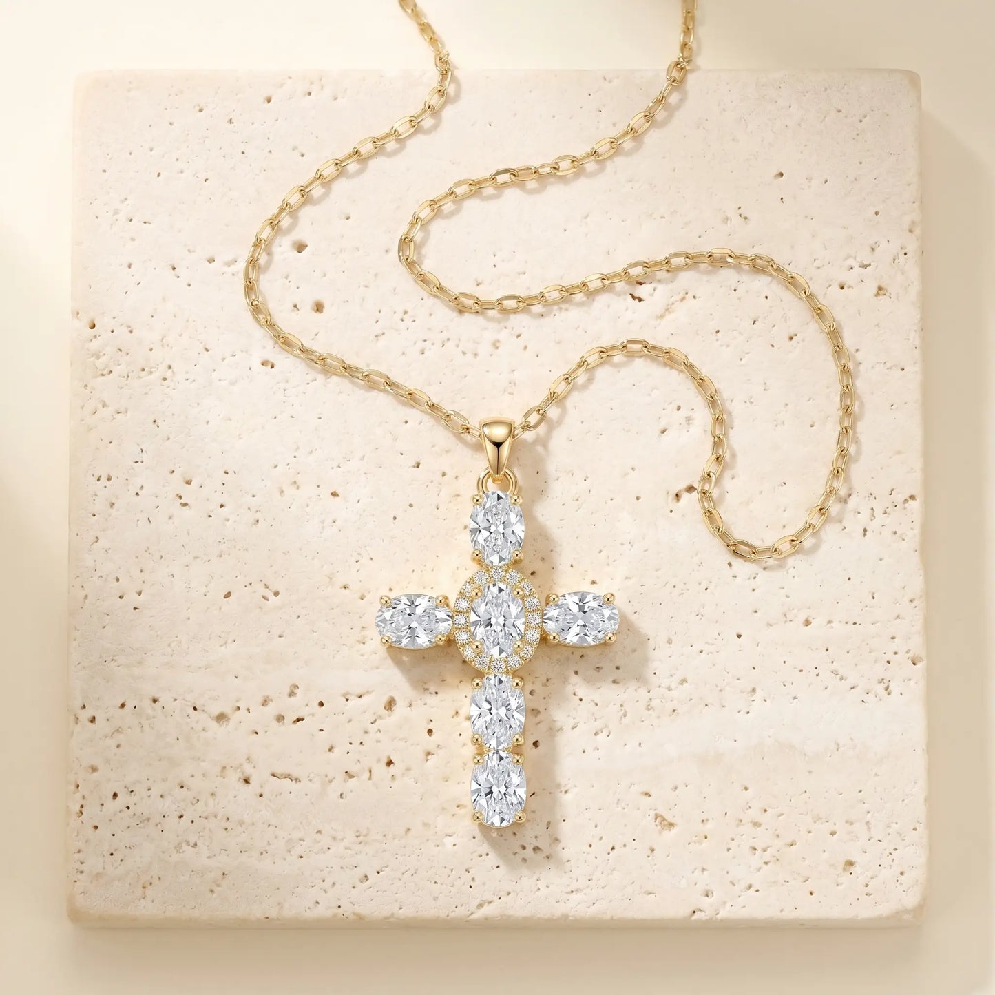 ✨ Faith Cross Necklace – A Symbol of Love, Blessing & Protection ✝️