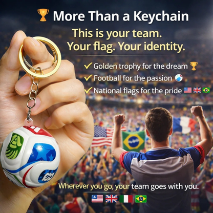 🔥Last Day 50% OFF⚽🏆 2026 Soccer Ball Keychain-