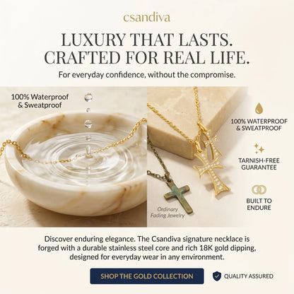✨ Faith Cross Necklace – A Symbol of Love, Blessing & Protection ✝️