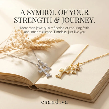 ✨ Faith Cross Necklace – A Symbol of Love, Blessing & Protection ✝️