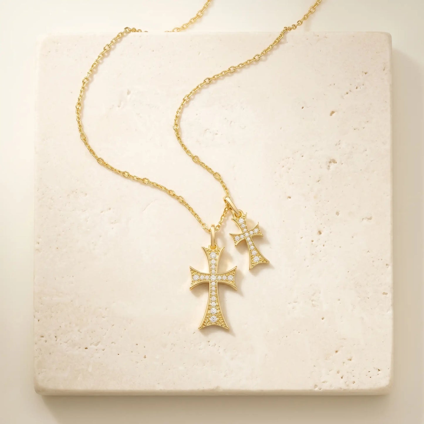 ✨ Faith Cross Necklace – A Symbol of Love, Blessing & Protection ✝️