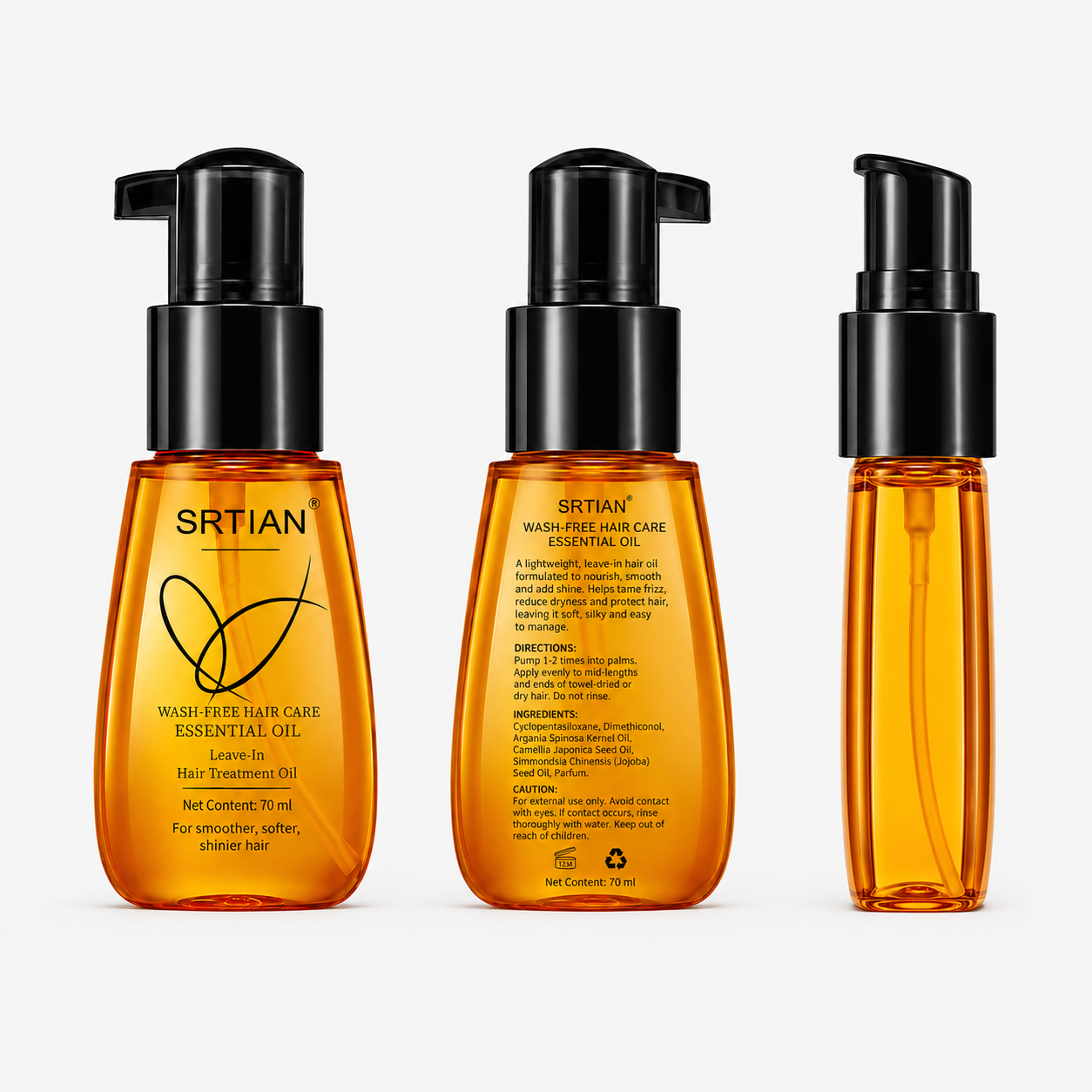 Only: 50% OFF + Extra Savings When You Buy More! 🔥Argan Extract Hair Oil 70ml - 100% Pure, Raw & Natural Blend with Coconut OilToday